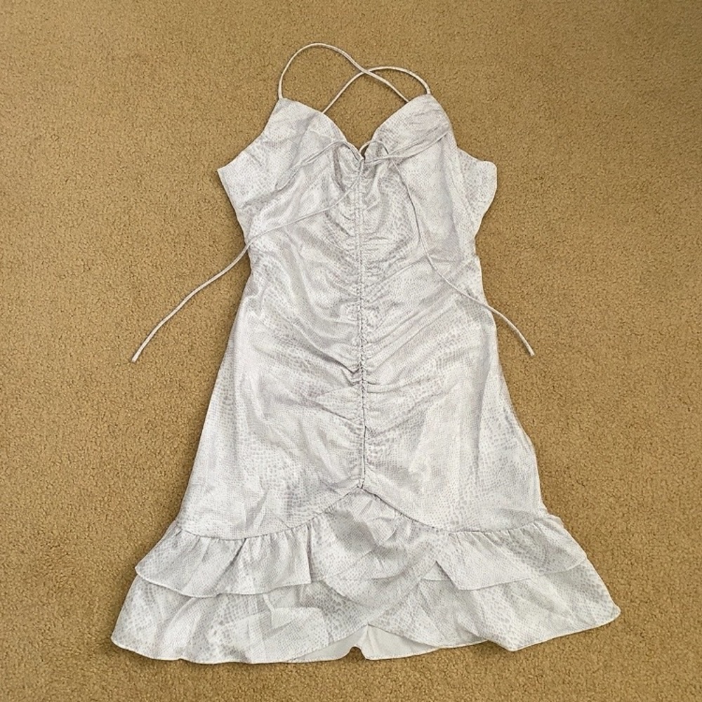 NWT Princess Polly Lioness White/Silver Dress